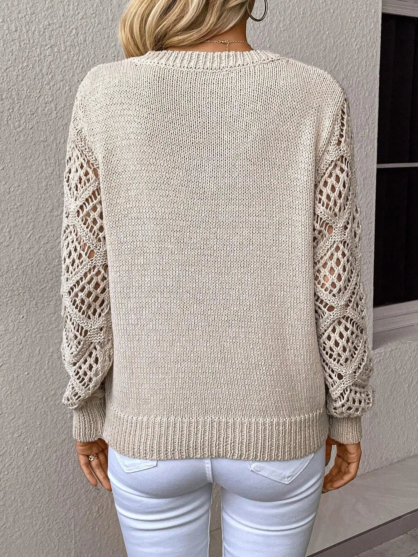 Blusa feminina de Malha Manga Longa