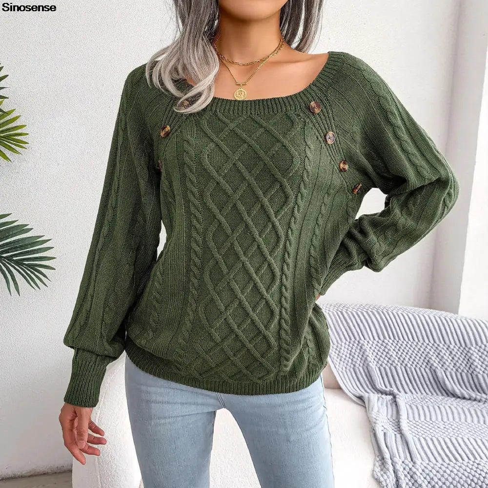 Suéter Feminino de Malha Canelada