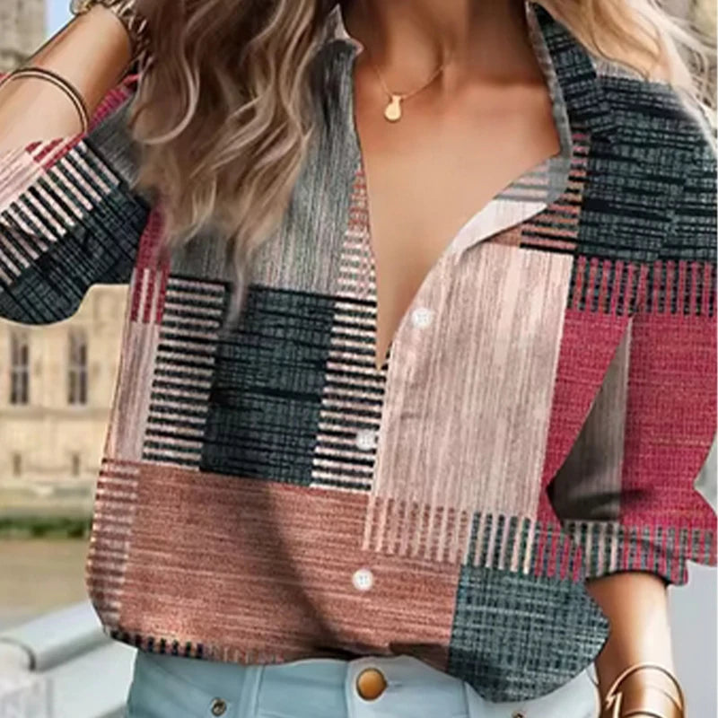 Camisa Feminina Social Xadrez