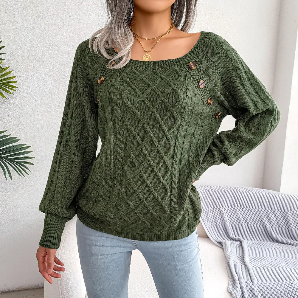Suéter Feminino de Malha Canelada