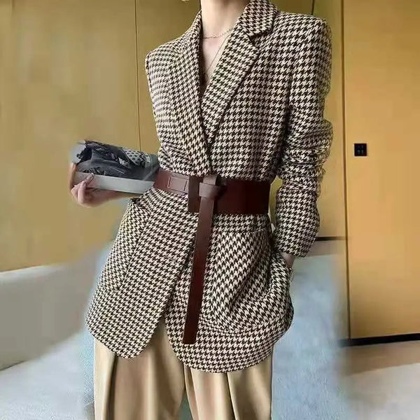 Blazer Feminino Xadrez