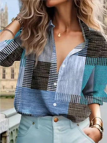 Camisa Feminina Social Xadrez