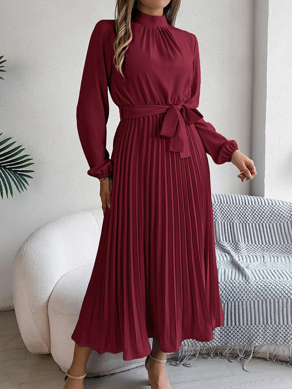 Vestido Longo Plissado